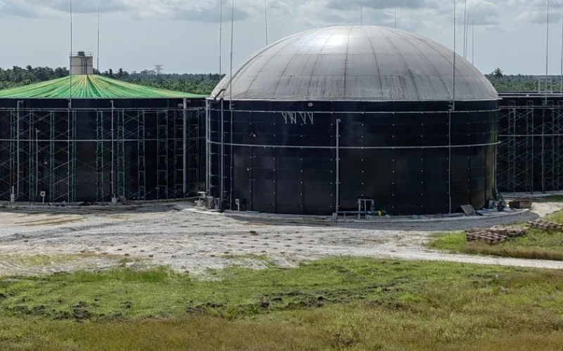 Cheese Wastewater Membrane Gas Holder Project
