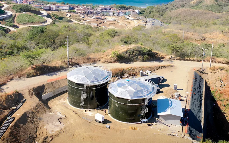 Costa Rica Potable Water Aluminum Dome Roof Project