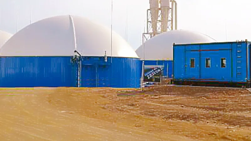 Meat Processing Wastewater Membrane Gas Holder Project