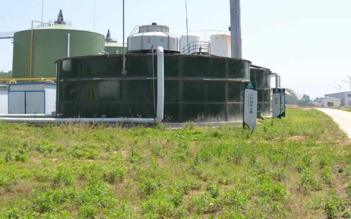 POME treatment project with membrane gas holder for palm oil mill effluent biogas recovery