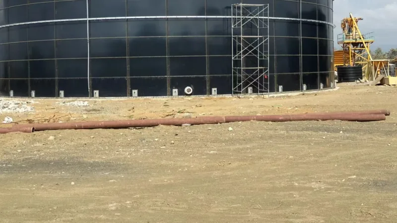 Textile and Dye Wastewater Epoxy Coated Bolted Tank Project