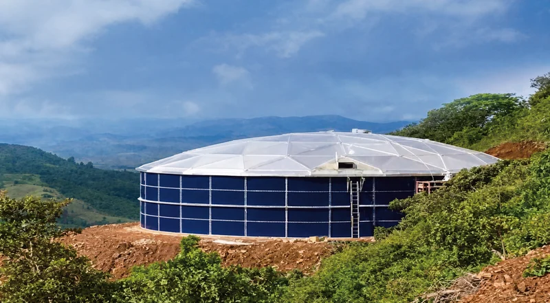 Malaysia Biogas Single-Membrane Roof Project Reference